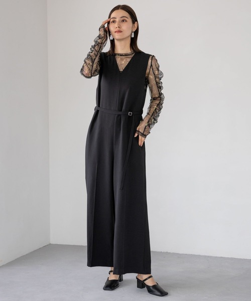 LEPSIM（レプシィム）の「ストラップスクエアミュール　961049（パンプス・レディース・オフホワイト/ブラック・MEDIUM/LARGE）」の8枚目の写真