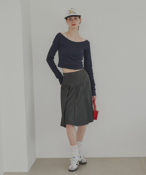 multi way rib tops / マルチウェイリブトップス（Tシャツ/カットソー