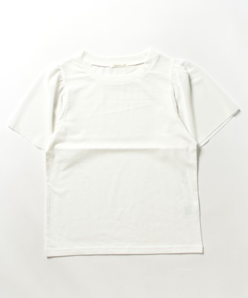 apres jour(アプレジュール)の「フレアスリーブドッキングトップス【ZOZOTOWN限定アイテム】(Tシャツ/カットソー・レディース・レッド系その他/オフホワイト/ブラック系その他・フリー/X-LARGE)」の4枚目の写真