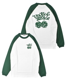 DOUBLE STEAL（ダブルスティール）の「タギングカレッジ ラグラン長袖シャツ（Tシャツ/カットソー）」
