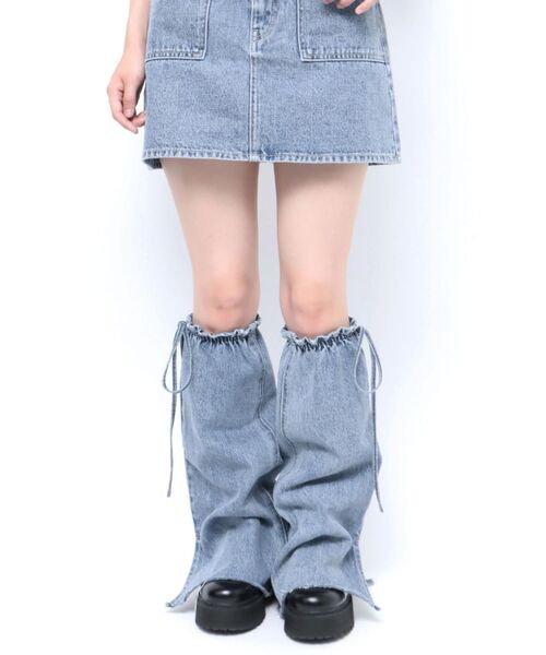 EVRIS（エヴリス）の「【10周年記念】デニムレッグウォーマー（レッグウォーマー・レディース・ブルー・FREE）」の16枚目の写真