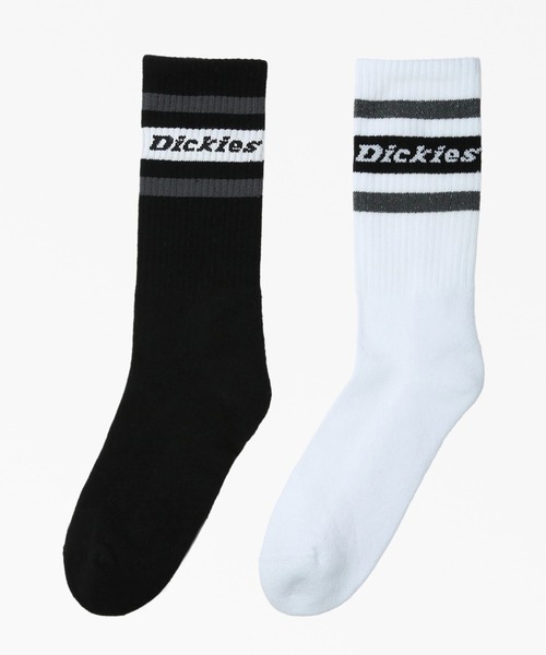 Dickies（ディッキーズ）の「2パック ライン ソックス（ソックス/靴下・メンズ・ブラック/ホワイト系/グリーン系その他・39-42/35-38）」の2枚目の写真