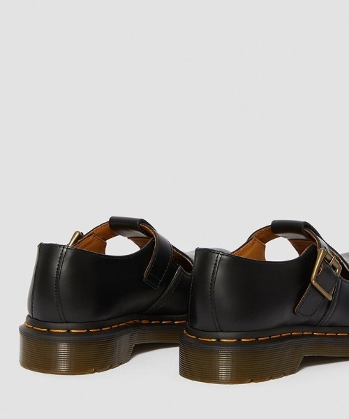 Dr. Martens（ドクターマーチン）の「Dr.Martens/ドクターマーチン/POLLEY Tバーシューズ（モカシン/デッキシューズ・レディース・ブラック・4/5/6）」の6枚目の写真