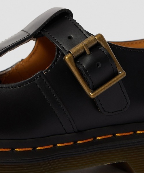 Dr. Martens（ドクターマーチン）の「Dr.Martens/ドクターマーチン/POLLEY Tバーシューズ（モカシン/デッキシューズ・レディース・ブラック・4/5/6）」の8枚目の写真