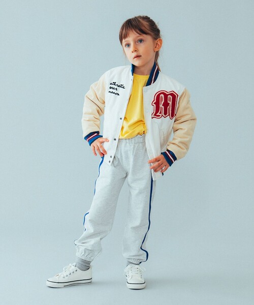 こども ビームス（コドモビームス）の「athletic wear MASON × こども ビームス / 別注 ベースボール パンツ 23（100～160cm）（その他パンツ・キッズ・ネイビー/トップグレー・100/110/120/130/140/150/160）」の4枚目の写真