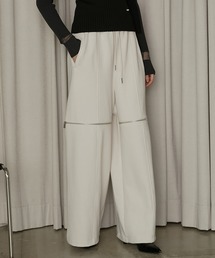 PRANK PROJECT | 【23AUTUMN先行予約商品】ファスナースリットリブダンボールニットパンツ / Zipper Slit Ribbed Cardboard Knit Pants(その他パンツ)