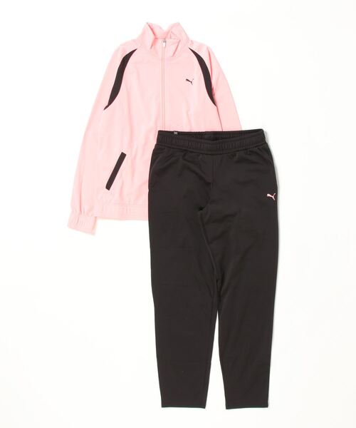PUMA(プーマ)の「プーマ PUMA CLASSIC トリコット スーツ_(ジャージ・レディース・ピンク/グリーン・L/M/S/XL)」の2枚目の写真