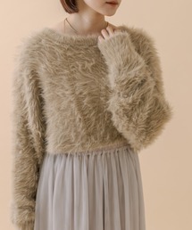 mline | [mline]ショートフェザーニット(カーディガン/ボレロ)