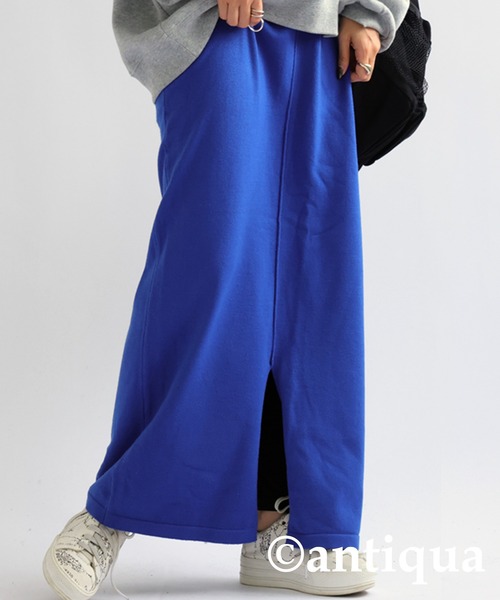 antiqua（アンティカ）の「ニットタイトスカート（スカート・レディース・ブルー/ブラック/グリーン/レッド/ベージュ・FREE）」の18枚目の写真