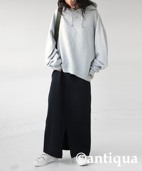 antiqua（アンティカ）の「ニットタイトスカート（スカート・レディース・ブルー/ブラック/グリーン/レッド/ベージュ・FREE）」の7枚目の写真