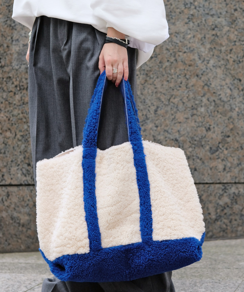 CARUS / カルス】別注 color mouton tote bag（トートバッグ