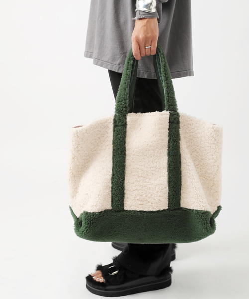 CARUS / カルス】別注 color mouton tote bag（トートバッグ