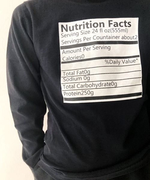 ZI-ON（ジーオン）の「ロゴデザインプリント長袖Tシャツ（Tシャツ/カットソー・キッズ・ホワイト系その他/ベージュ系その他2/ブラウン/ベージュ系その他/ホワイト系その他3/ブラック系その他3/オフホワイト/ブルー/ブラック系その他/杢グレー/ホワイト系その他2/ネイビー系/ブラック系その他4/ネイビー/モカ/ベージュ/ブラック/ブラウン系その他/ブラック系その他2/カーキ・120cm/110cm/130cm/140cm/150cm/160cm）」の6枚目の写真