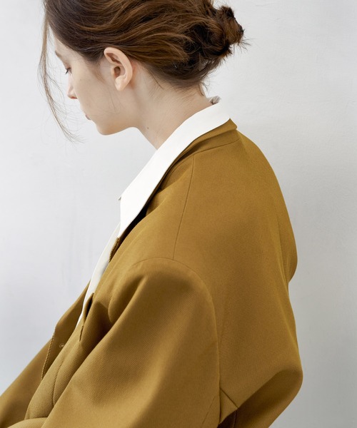 tageechita（タジチタ）の「【tageechita】スーピマコットンVネック開襟ドルマンスリーブシャツ（シャツ/ブラウス・レディース・ホワイト・S/L/M）」の20枚目の写真