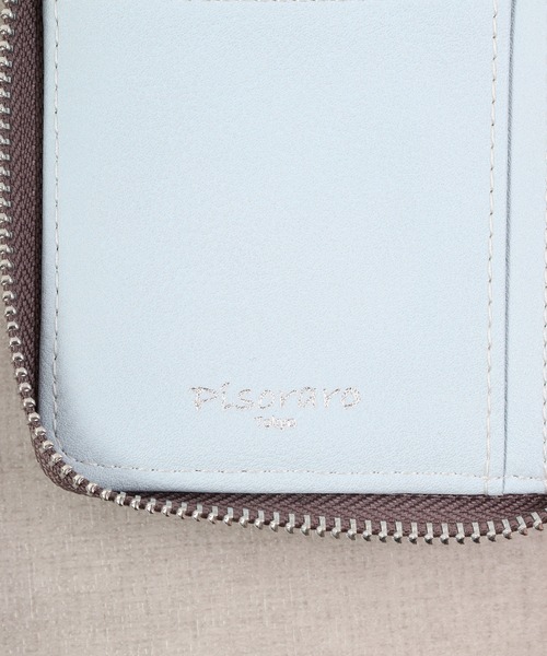 FUNALIVE（ファンアライブ）の「Pisoraro クロコ型押し　ラウンドファスナーミニ財布（財布・レディース・ベージュ/ライトグレー/グレー・FREE）」の11枚目の写真