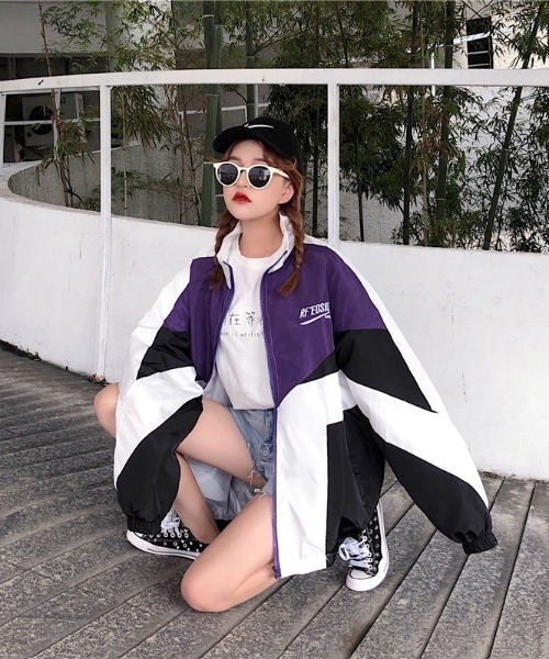 セール】レトロカラージップブルゾン（ブルゾン）｜MGV（エムジー