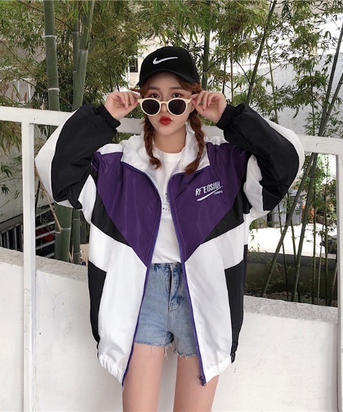 MGV（エムジーヴィー）の「レトロカラージップブルゾン（ブルゾン・レディース・パープル/グリーン・MEDIUM/LARGE/X-LARGE）」の21枚目の写真