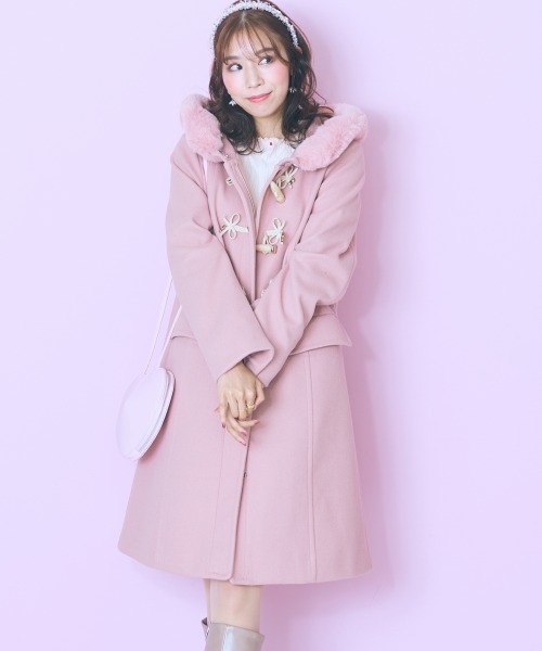 marun（マルン）の「＜大きいサイズ＞ フェイクファーフードダッフル