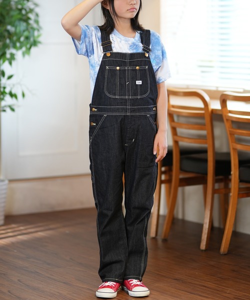 Lee オーバーオール　L セール】Lee/リー キッズ ロンパン オーバーオール ALL LK6137-400