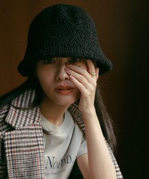 N WITH.（エヌウィズ）の「ボアバケットハット（ハット）」