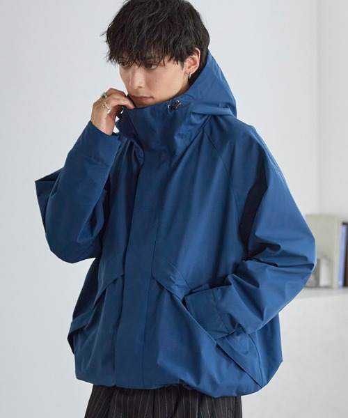 超希少 新品 SANTASTIC! マウンテンパーカー グレー ビッグサイズ セール】ファンクショナルファブリック ビッグシルエットマウンテン