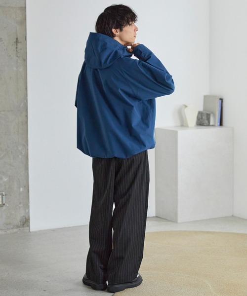 ファンクショナルファブリック ビッグシルエットマウンテンパーカー/撥