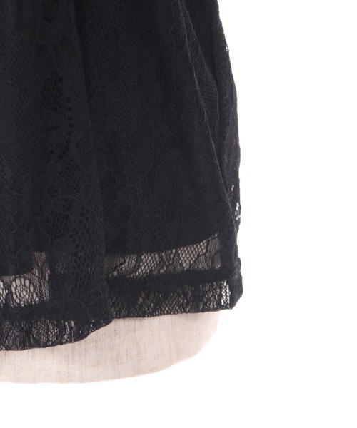 axes femme(アクシーズファム)の「袖口シャーリング総レースプルオーバー(Tシャツ/カットソー・レディース・ブラック/キナリ/ワイン・FREE)」の17枚目の写真