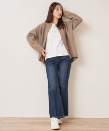 センタープレスデニムパンツ