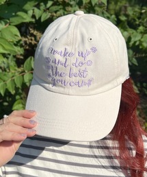 Flowering Korea（フラワーリングコリア）の「ピグメント刺繍キャップ（キャップ）」