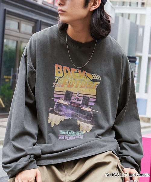 バックトゥザフューチャー　マーティー　ドク　ムービーTシャツ　XLサイズ　古着 バックトゥザフューチャー マーティー ドク ムービーTシャツ XL