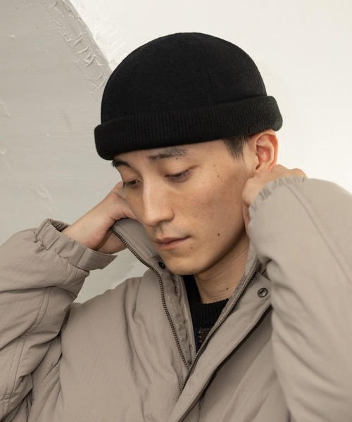 niko and...（ニコアンド）の「［抗菌防臭］リブウールロールキャップ（キャップ・メンズ・ブラウン/ブラック/カーキ・FREE）」の2枚目の写真