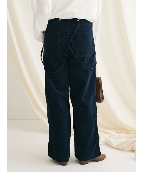 CRAFT STANDARD BOUTIQUE(クラフトスタンダードブティック)の「コーデュロイ2WAYサロペットパンツ(その他パンツ・レディース・ネイビー/キャメル・M/L)」の7枚目の写真
