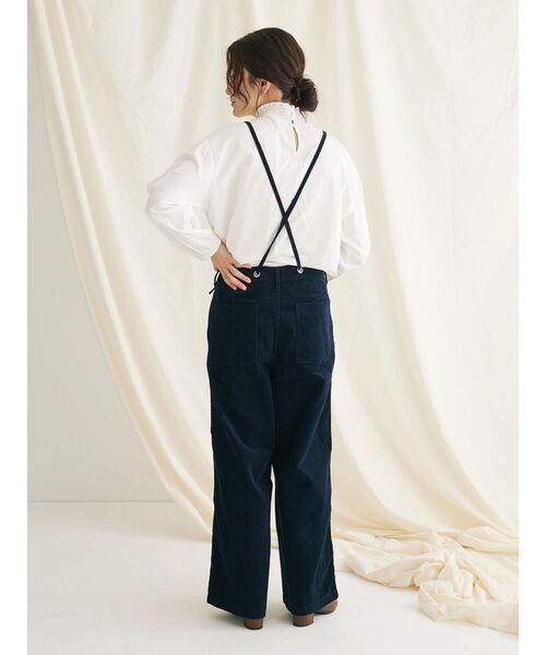 CRAFT STANDARD BOUTIQUE(クラフトスタンダードブティック)の「コーデュロイ2WAYサロペットパンツ(その他パンツ・レディース・ネイビー/キャメル・M/L)」の10枚目の写真
