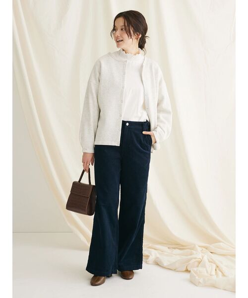 CRAFT STANDARD BOUTIQUE(クラフトスタンダードブティック)の「コーデュロイ2WAYサロペットパンツ(その他パンツ・レディース・ネイビー/キャメル・M/L)」の11枚目の写真