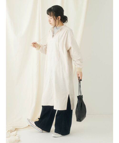 CRAFT STANDARD BOUTIQUE(クラフトスタンダードブティック)の「コーデュロイ2WAYサロペットパンツ(その他パンツ・レディース・ネイビー/キャメル・M/L)」の13枚目の写真
