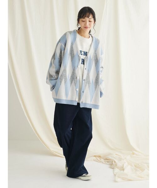 CRAFT STANDARD BOUTIQUE(クラフトスタンダードブティック)の「コーデュロイ2WAYサロペットパンツ(その他パンツ・レディース・ネイビー/キャメル・M/L)」の14枚目の写真