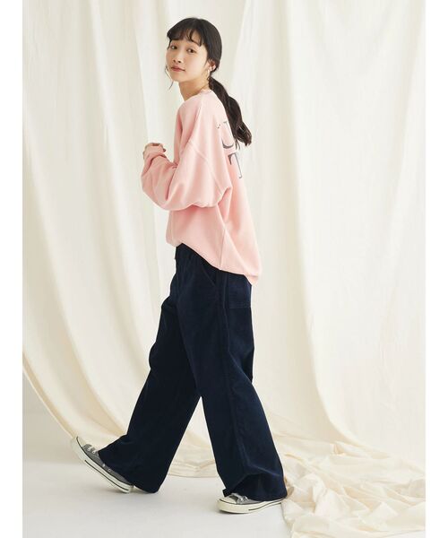 CRAFT STANDARD BOUTIQUE(クラフトスタンダードブティック)の「コーデュロイ2WAYサロペットパンツ(その他パンツ・レディース・ネイビー/キャメル・M/L)」の15枚目の写真