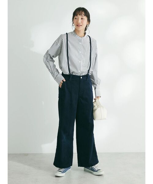 CRAFT STANDARD BOUTIQUE(クラフトスタンダードブティック)の「コーデュロイ2WAYサロペットパンツ(その他パンツ・レディース・ネイビー/キャメル・M/L)」の16枚目の写真