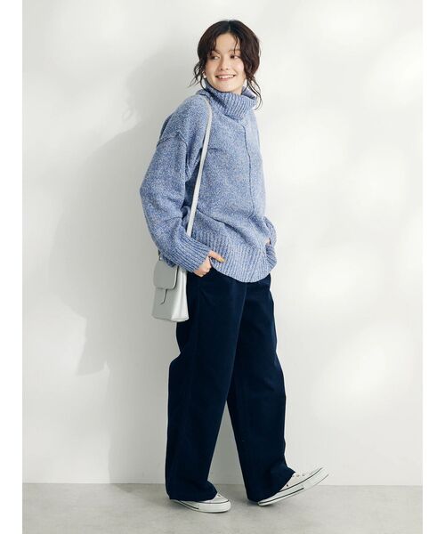 CRAFT STANDARD BOUTIQUE(クラフトスタンダードブティック)の「コーデュロイ2WAYサロペットパンツ(その他パンツ・レディース・ネイビー/キャメル・M/L)」の17枚目の写真