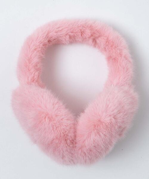 WEGO（ウィゴー）の「WEGO/カラーファーイヤマフ（イヤーマフ・レディース・ブラック/ピンク/ベージュ/ホワイト・FREE）」の8枚目の写真