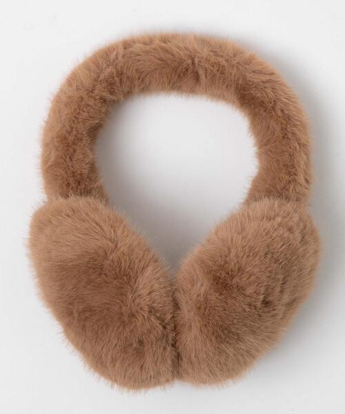 WEGO（ウィゴー）の「WEGO/カラーファーイヤマフ（イヤーマフ・レディース・ブラック/ピンク/ベージュ/ホワイト・FREE）」の7枚目の写真