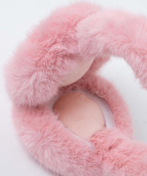 WEGO（ウィゴー）の「WEGO/カラーファーイヤマフ（イヤーマフ・レディース・ブラック/ピンク/ベージュ/ホワイト・FREE）」の9枚目の写真