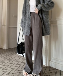 裏起毛 コーデュロイストレートスウェットパンツ