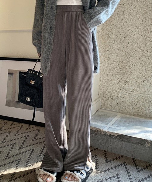 aimoha(アイモハ)の「裏起毛 コーデュロイストレートスウェットパンツ(スウェットパンツ・レディース・ブラック/グレー/ベージュ・SMALL/LARGE/MEDIUM)」の21枚目の写真