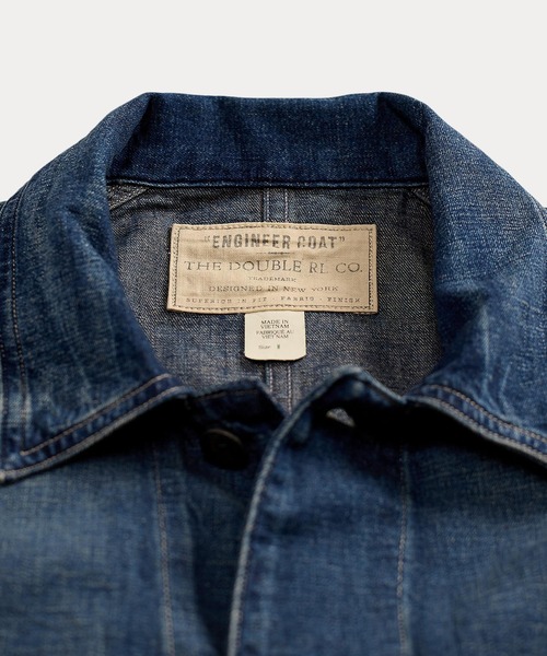 コットンリネン デニム エンジニア ジャケット（デニムジャケット