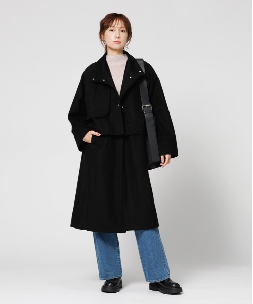 HONEYSUCKLE ROSE（ハニーサックルローズ）の「【HONEYSUCKLE ROSE】３ＷＡＹコート（チェスターコート・レディース・グレー/ブラック・フリー）」の7枚目の写真