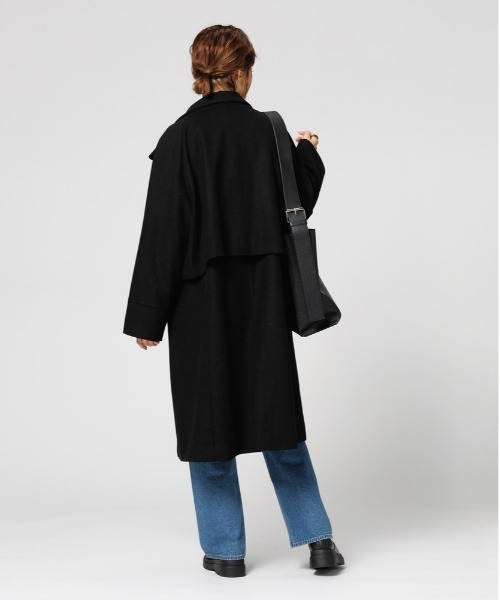 HONEYSUCKLE ROSE（ハニーサックルローズ）の「【HONEYSUCKLE ROSE】３ＷＡＹコート（チェスターコート・レディース・グレー/ブラック・フリー）」の9枚目の写真