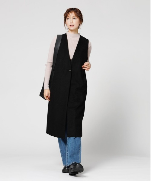 HONEYSUCKLE ROSE（ハニーサックルローズ）の「【HONEYSUCKLE ROSE】３ＷＡＹコート（チェスターコート・レディース・グレー/ブラック・フリー）」の10枚目の写真