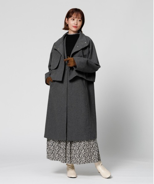 HONEYSUCKLE ROSE（ハニーサックルローズ）の「【HONEYSUCKLE ROSE】３ＷＡＹコート（チェスターコート・レディース・グレー/ブラック・フリー）」の21枚目の写真