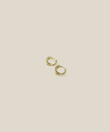 CHERIE（シェリー）の「フープピアス 2連  キャッチレス ゴールド シルバー 小ぶり（ピアス（両耳用））」